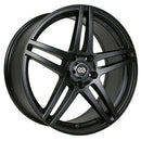 17x7.5 Enkei RSF5 Matte Black Wheel/Rim 5x114.3 5-114.3 5x4.5 17-7.5 ET40