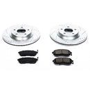 PowerStop Z23 Daily Driver Carbon-Fiber Ceramic Brake Pad and Drilled & Slotted