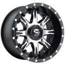 14X7 Fuel UTV D541 NUTZ UTV Matte Black Machined 4X110 ET13 wheel/rim