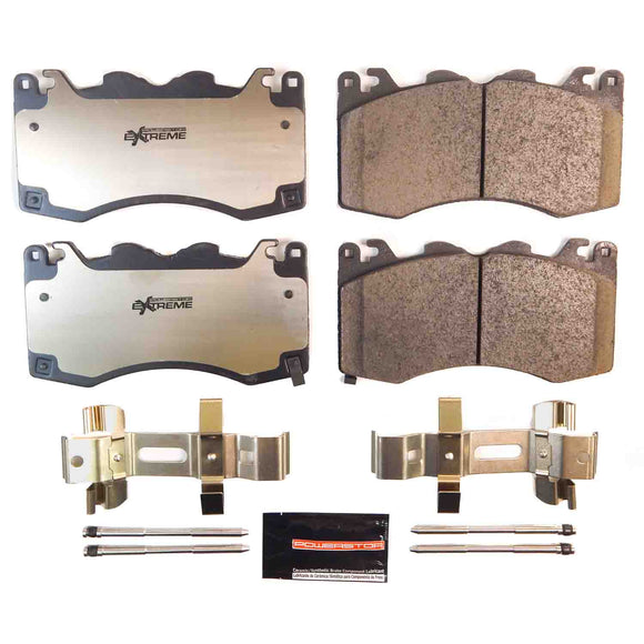 PowerStop Z26 Street Performance Carbon-Fiber Ceramic Brake Pads With Hardware