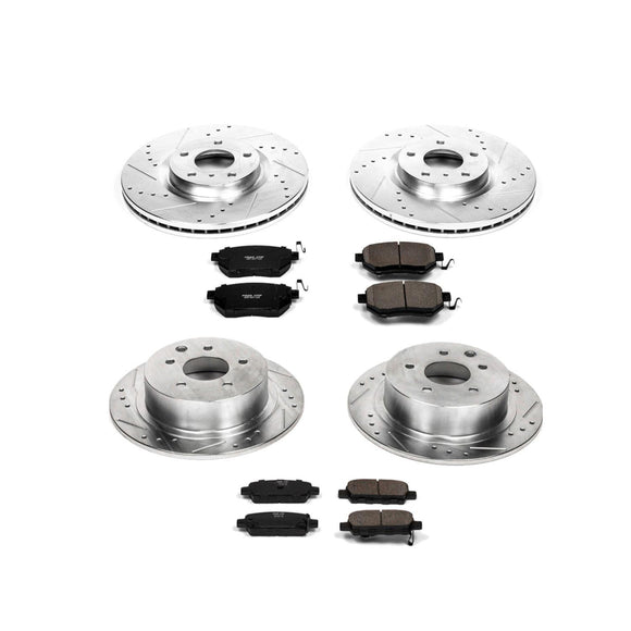 PowerStop Z23 Daily Driver Carbon-Fiber Ceramic Brake Pad and Drilled & Slotted