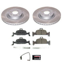 PowerStop Semi-Coated Rotor and Low-Dust Ceramic Brake Pad Kit