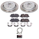 PowerStop Semi-Coated Rotor and Low-Dust Ceramic Brake Pad Kit