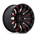 20x9 Fuel Off-Road D829 QUAKE Black Wheel 5x150 ET1 CB110.1