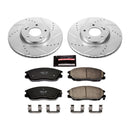 PowerStop Z23 Daily Driver Carbon-Fiber Ceramic Brake Pad and Drilled & Slotted