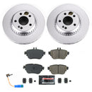 PowerStop Genuine Geomet Coated Rotor and Carbon-Fiber Ceramic Brake Pad Kit