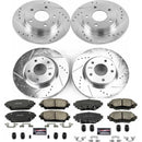 PowerStop Z23 Daily Driver Carbon-Fiber Ceramic Brake Pad and Drilled & Slotted
