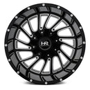 20x10 Hardrock Overdrive Gloss Black Milled 8x170 ET-19 wheel/rim