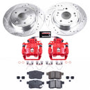 PowerStop Z23 Daily Driver Carbon-Fiber Ceramic Pads Drilled & Slotted Rotor & C