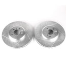 PowerStop Evolution Drilled Slotted Rotors Pair Front For BMW 750i