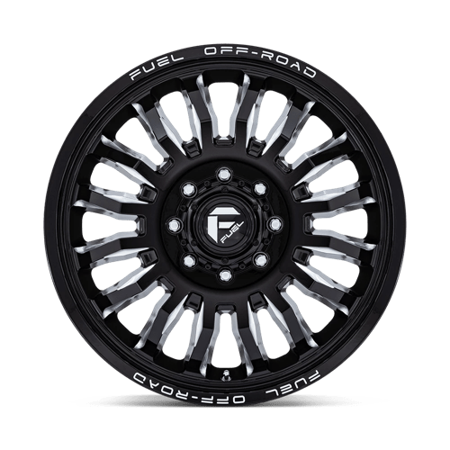 20x8.25 Fuel Off-Road D868 Arc Dually Gloss Black Milled 8x165.1 ET-240 Wheel