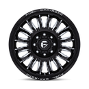 20x8.25 Fuel Off-Road D868 Arc Dually Gloss Black Milled 8x165.1 ET-240 Wheel