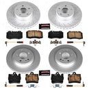 PowerStop Genuine Geomet Coated Rotor and Carbon-Fiber Ceramic Brake Pad Kit