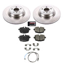 PowerStop OE Stock Replacement Low-Dust Ceramic Brake Pad and Rotor Kit