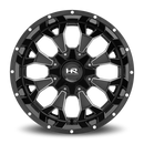 20x10 Hardrock Devastator Gloss Black Milled 5x127/139.7 ET-19 wheel/rim
