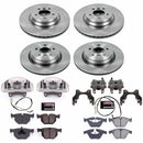 PowerStop OE Stock Replacement Low-Dust Ceramic Brake Pad, Rotor and Caliper Kit