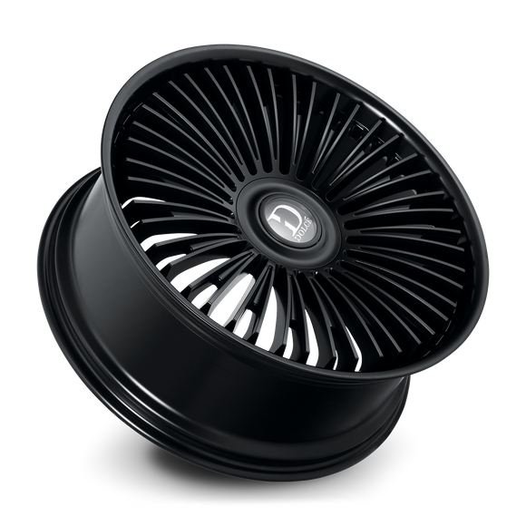 24x10 Dolce RAZZO Glossy Black Wheel 6x135 ET25 CB106.2