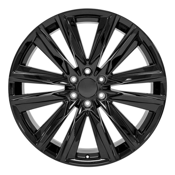 24" Replica CA91 fits Cadillac Escalade 24x10 Gloss Black