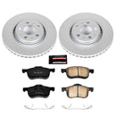PowerStop Genuine Geomet Coated Rotor and Carbon-Fiber Ceramic Brake Pad Kit