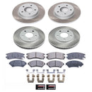 PowerStop Semi-Coated Rotor and Low-Dust Ceramic Brake Pad Kit