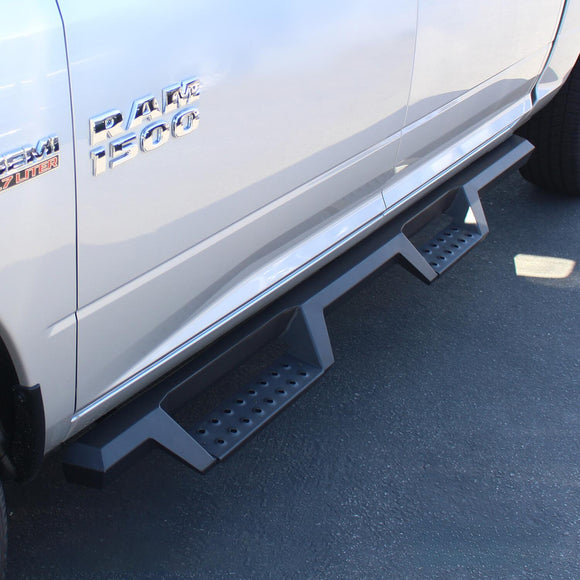 Westin HDX Drop Nerf Step Bars Powder Coated Textured Black Steel 56-13565