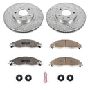PowerStop Z26 Street Performance Ceramic Brake Pad and Drilled & Slotted Rotor K