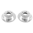 PowerStop Evolution Drilled Slotted Rotors Pair Rear For Ram ProMaster 1500
