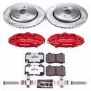 PowerStop Z26 Street Performance Ceramic Brake Pad, Drilled Slotted Rotor, and C