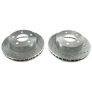 PowerStop Evolution Drilled Slotted Rotors Pair Front For Chevrolet Astro