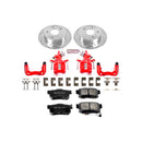 PowerStop Z23 Daily Driver Carbon-Fiber Ceramic Pads Drilled & Slotted Rotor & C
