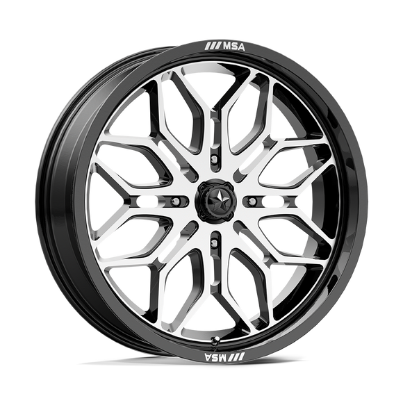 18X7 Msa Offroad Wheels M47 Sniper Black 4X156 ET10 Wheel Rim