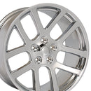 22" Replica Wheel DG51 Fits Dodge RAM Rim 22x10 Chrome Wheel