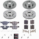 PowerStop OE Stock Replacement Low-Dust Ceramic Brake Pad and Rotor Kit