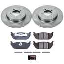 PowerStop OE Stock Replacement Low-Dust Ceramic Brake Pad and Rotor Kit
