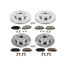 PowerStop OE Stock Replacement Low-Dust Ceramic Brake Pad and Rotor Kit
