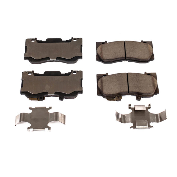PowerStop Z17 Evolution Ceramic Brake Pads With Hardware
