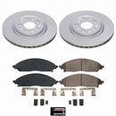 Genuine Geomet Coated Rotor and Low-Dust Ceramic Brake Pad Kit