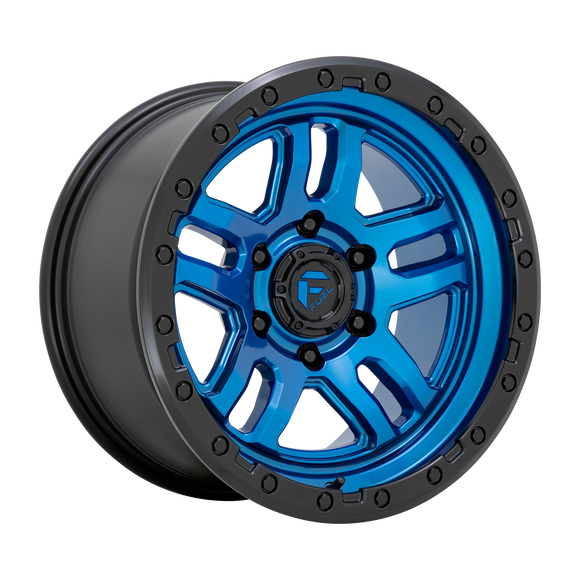 17X9 Fuel D790 AMMO Blue With Black Lip 5X127 ET-12 wheel/rim