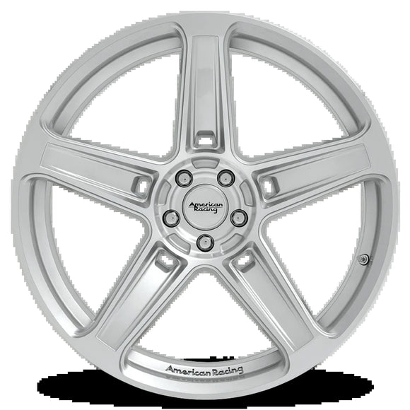 20X10.5 American Racing AR936 Machined Silver 5X115 ET22 wheel/rim