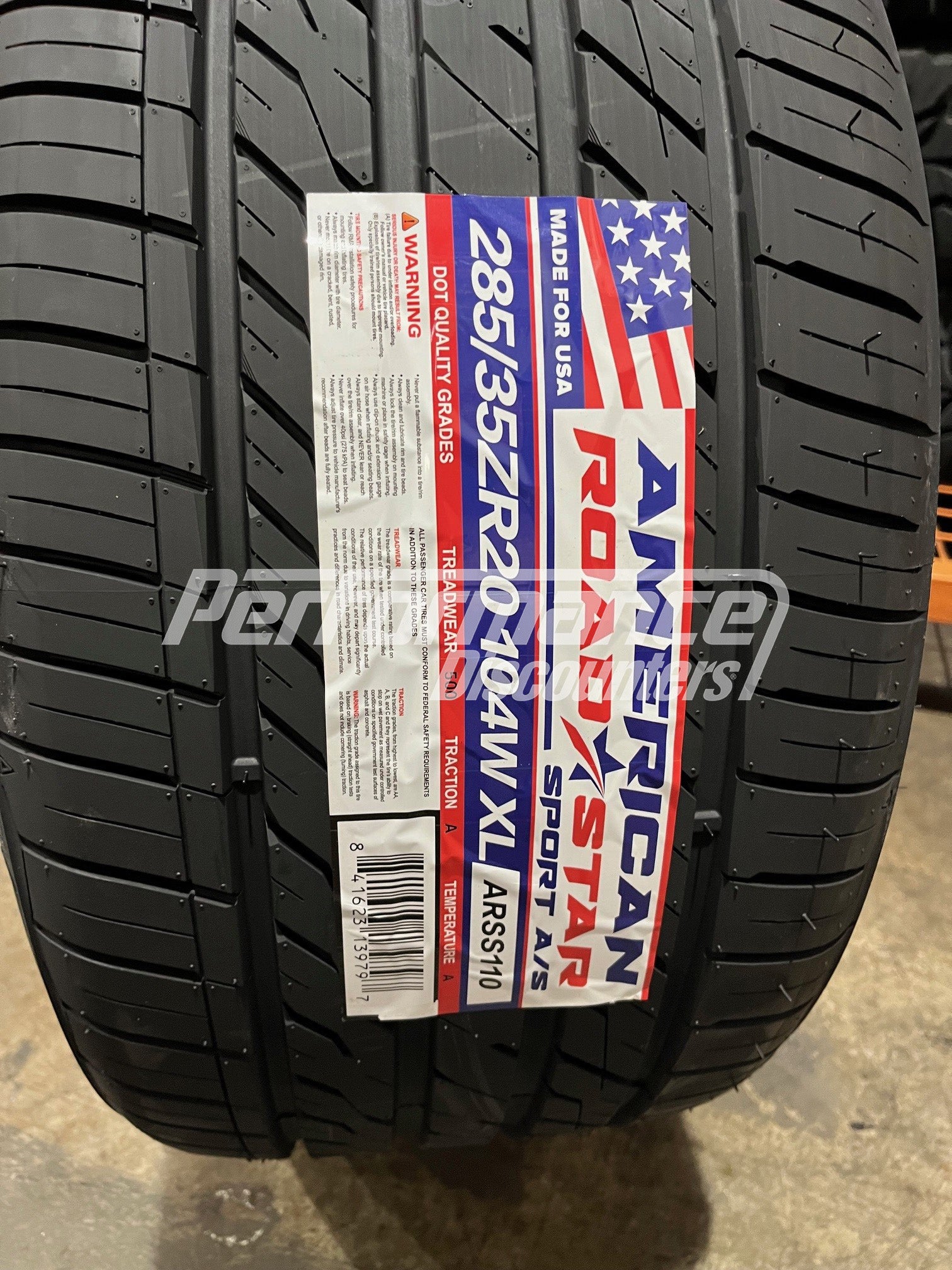 American Roadstar Sport AS Tire(s) 285/35R20 104W XL BSW 285 35 20 2853520