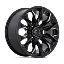 20x9 Fuel Off-Road D803 Flame Gloss Black Milled 6x139.7 ET20 CB106.1 Wheel Rim