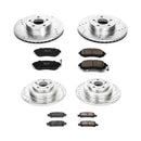 PowerStop Z23 Daily Driver Carbon-Fiber Ceramic Brake Pad and Drilled & Slotted