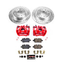 PowerStop Z23 Daily Driver Carbon-Fiber Ceramic Pads Drilled & Slotted Rotor & C