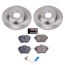 PowerStop OE Stock Replacement Low-Dust Ceramic Brake Pad and Rotor Kit