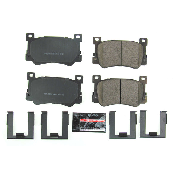 PowerStop Z23 Evolution Sport Carbon-Fiber Brake Pads With Hardware