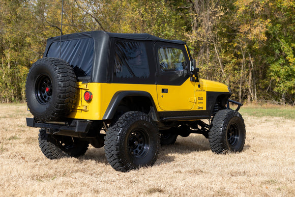 15x10 Rough Country Steel Wheel Black Wheel 6x5.5 ET-39 CB4.25