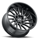 22X10 Vision Rapier Gloss Black Milled Spoke 8x165.1 8x6.5 ET-19 Wheel Rim