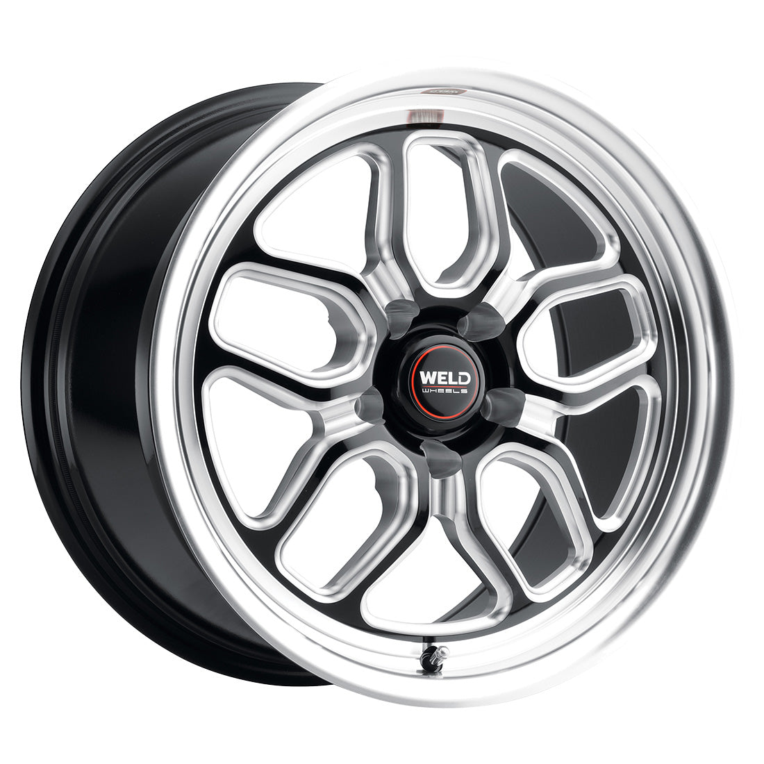 17x10 WELD Performance Laguna Drag Black Milled 5x127 5x5 ET38 Wheel Rim