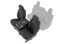 Rough Country Front Seat Covers 40/20/40 For Chevy GMC 1500 19-23