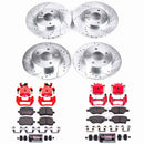 PowerStop Z23 Daily Driver Carbon-Fiber Ceramic Pads Drilled & Slotted Rotor & C